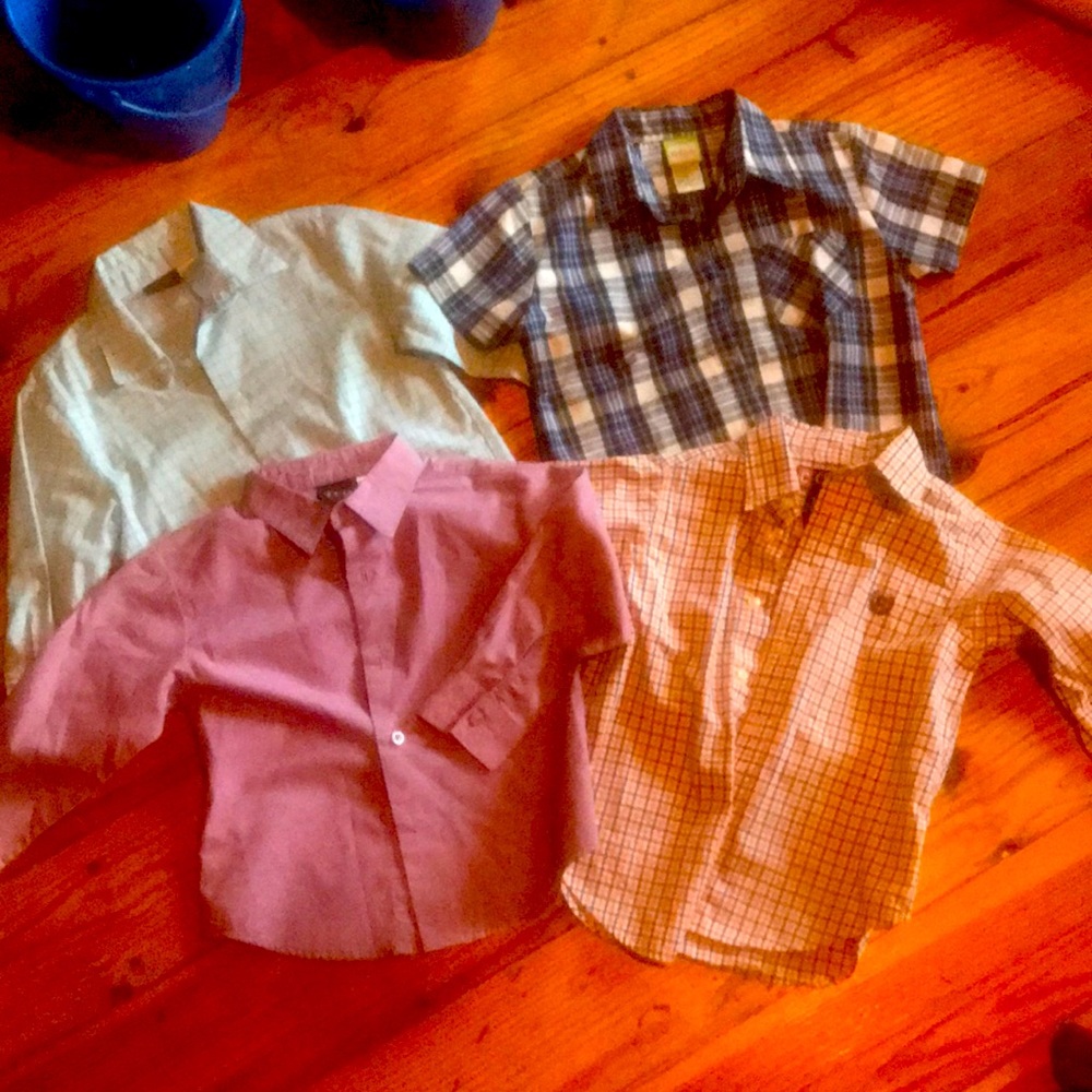 Bundle of 4 4T dress shirts